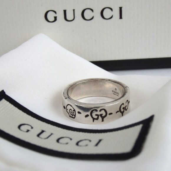 Gucci Jewelry - Authentic GUCCI skull icon ring Ag925[Used]
